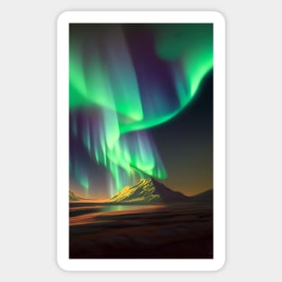 Aurora borealis Sticker